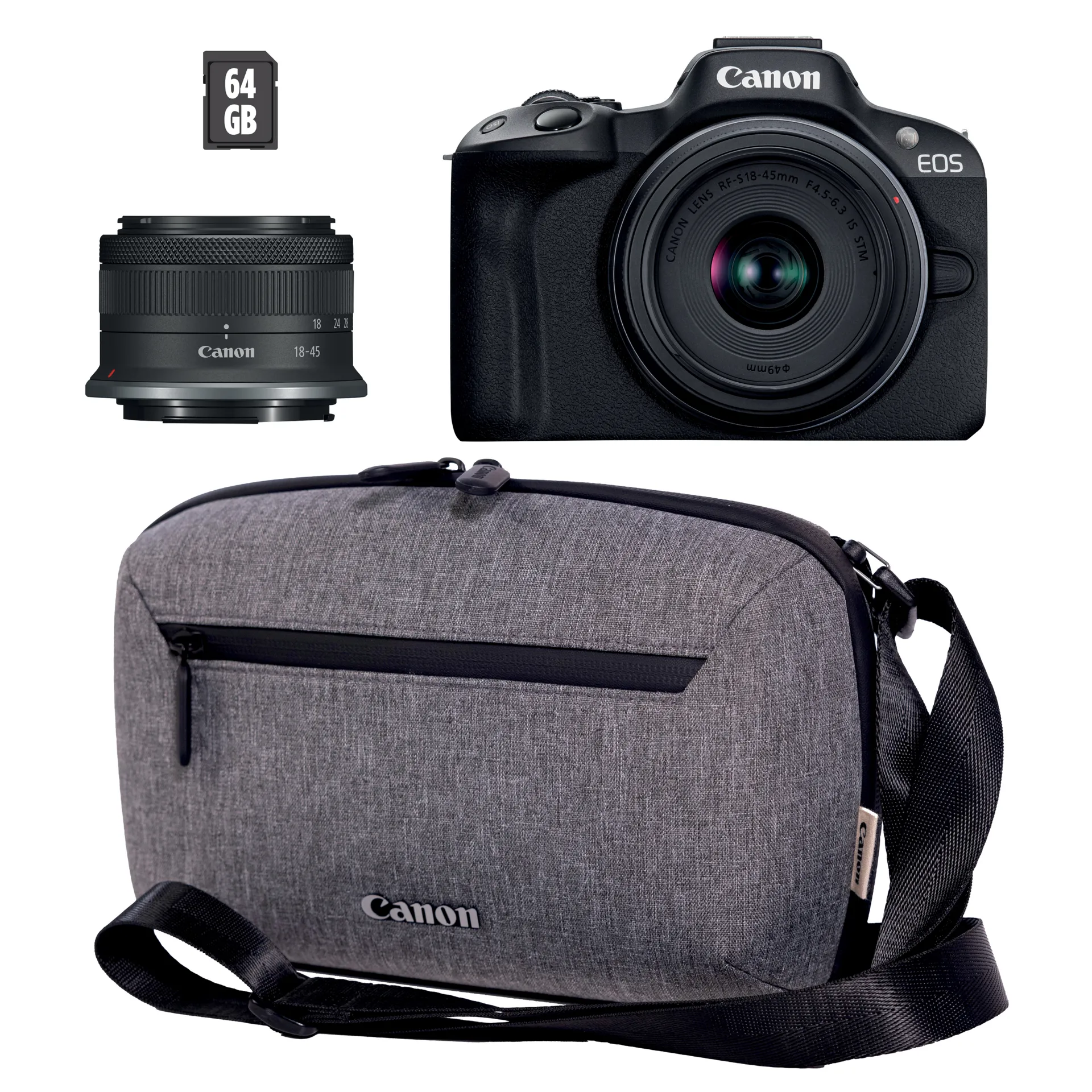 Canon EOS R50 Mirrorless Camera Travel Kit